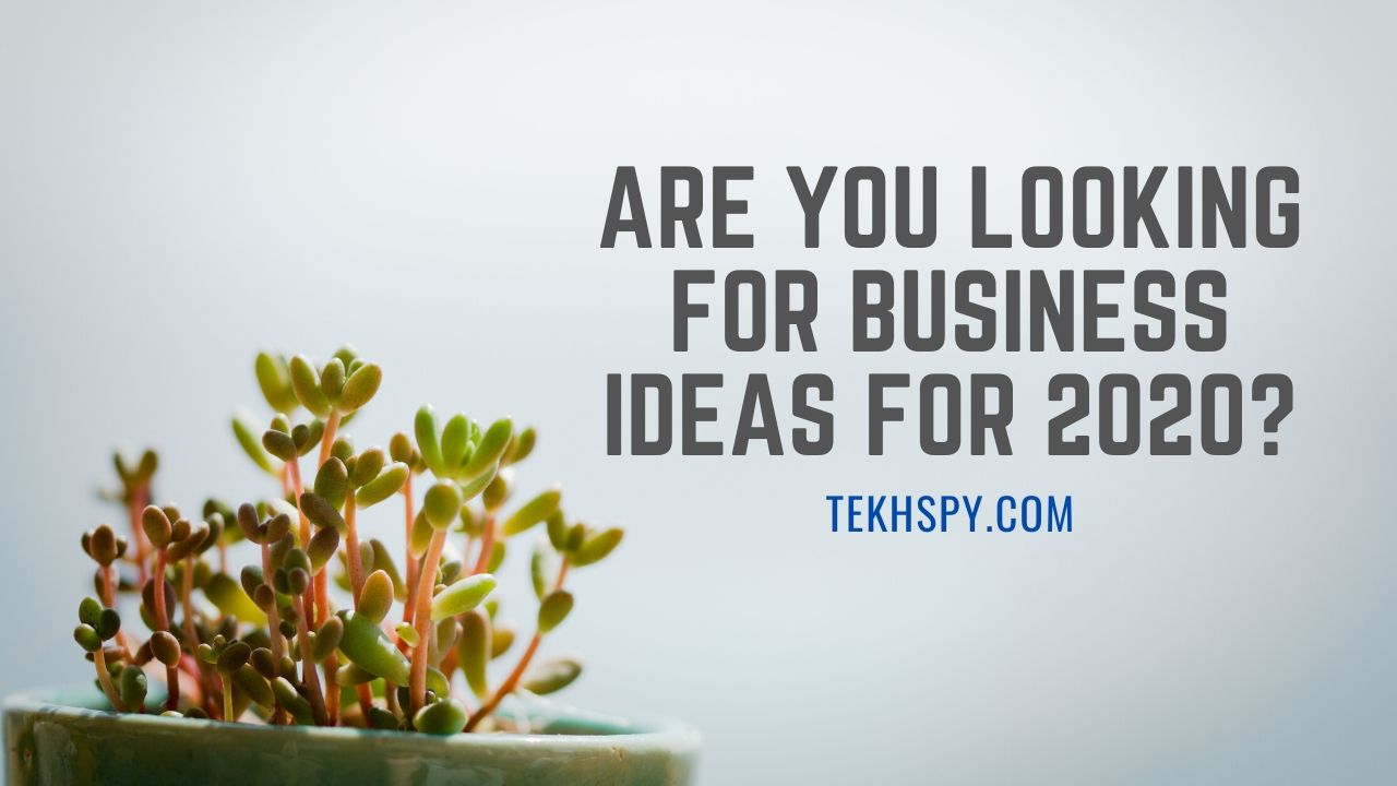 Business Ideas for 2020